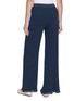 Back View - Click To Enlarge - SWAYING - Tassel Frayed Straight Leg Knit Pants