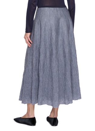 Back View - Click To Enlarge - SWAYING - Pleated Wool Skirt