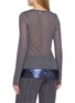 Back View - Click To Enlarge - SWAYING - Sequined Hem Sheer Knit Top