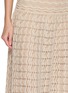  - SWAYING - Waist-Cinching Textured Midi Skirt