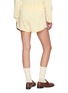 Back View - Click To Enlarge - GUEST IN RESIDENCE - Contrast Stripe Cotton Cashmere Runner Shorts