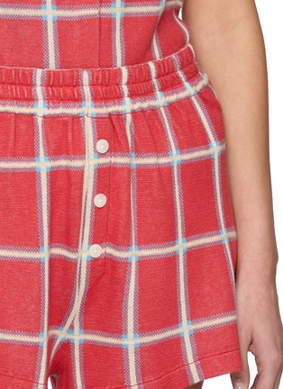  - GUEST IN RESIDENCE - Picnic Plaid Silk Linen Shorts