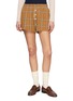 GUEST IN RESIDENCE Picnic Plaid Silk Linen Shorts