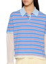  - GUEST IN RESIDENCE - Layered Stripe Cashmere Rugby Shirt