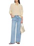 Figure View - Click To Enlarge - GUEST IN RESIDENCE - Layered Stripe Cashnere Rugby Shirt