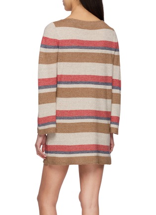Back View - Click To Enlarge - GUEST IN RESIDENCE - Bayside Linen Silk Mini Dress