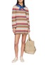 Figure View - Click To Enlarge - GUEST IN RESIDENCE - Bayside Linen Silk Mini Dress