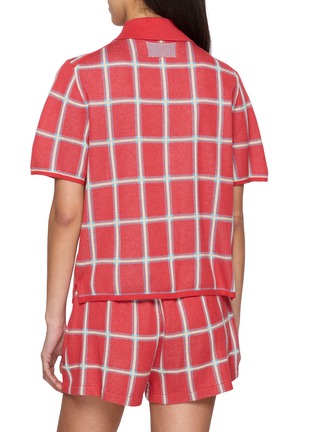 Back View - Click To Enlarge - GUEST IN RESIDENCE - Picnic Plaid Silk Linen Shirt