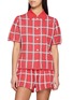 GUEST IN RESIDENCE Picnic Plaid Silk Linen Shirt