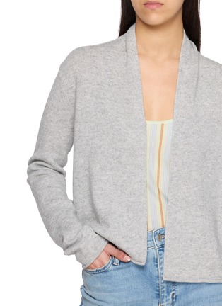  - GUEST IN RESIDENCE - Stealth Cashmere Linen Cardigan