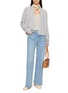 Figure View - Click To Enlarge - GUEST IN RESIDENCE - Stealth Cashmere Linen Cardigan