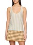 GUEST IN RESIDENCE Fine Stripe Cashmere Tank Top