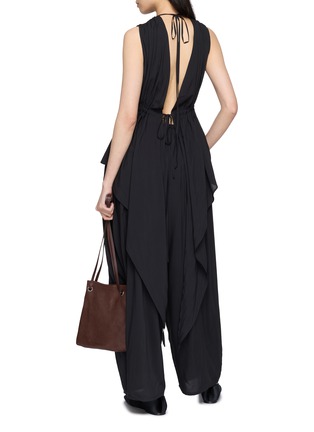 Figure View - Click To Enlarge - LAMRONS - Swallow Tail Sleeveless Top