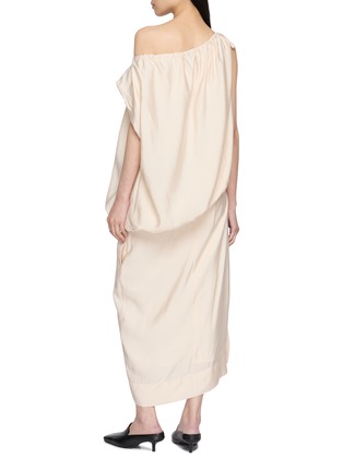 Back View - Click To Enlarge - LAMRONS - Tie Detail Balloon Dress