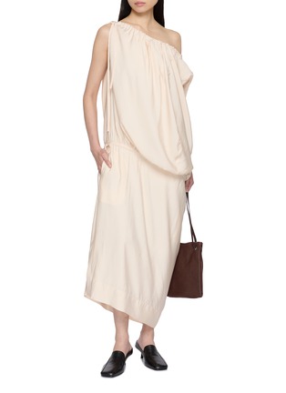 Figure View - Click To Enlarge - LAMRONS - Tie Detail Balloon Dress