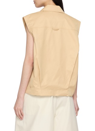 Back View - Click To Enlarge - LAMRONS - Cargo Cotton Silk Vest