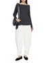 Figure View - Click To Enlarge - LAMRONS - Swallow Tail Long Sleeve Top