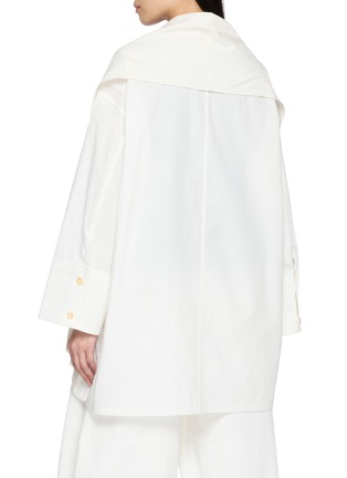 Back View - Click To Enlarge - LAMRONS - Scarf Overshirt