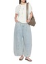Figure View - Click To Enlarge - LAMRONS - Balloon Light Wash Jeans