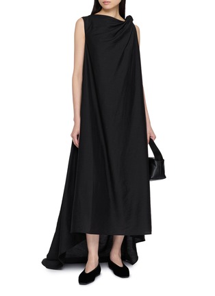 Figure View - Click To Enlarge - LAMRONS - Knotted Maxi Dress