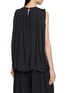 Back View - Click To Enlarge - LAMRONS - Gathered Sleeveless Top