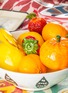 Detail View - Click To Enlarge - LES OTTOMANS - The Harvest Hand Painted Ceramic — Set Of 5