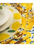 Detail View - Click To Enlarge - LES OTTOMANS - Striped Crystal Glass Water Tumbler — Yellow