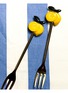 Detail View - Click To Enlarge - LES OTTOMANS - Lemon Dessert Fork — Set Of 2