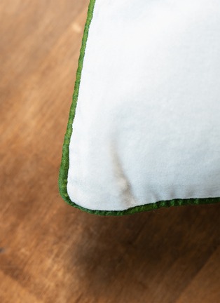  - LES OTTOMANS - Palm Embroidered Cushion