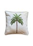 LES OTTOMANS Palm Embroidered Cushion