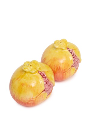 Detail View - Click To Enlarge - LES OTTOMANS - Pomegranate Hand Painted Salt & Pepper Shaker