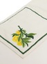 Detail View - Click To Enlarge - LES OTTOMANS - Lemon Hand Embroidered Cutlery Pochette