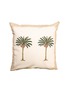 LES OTTOMANS Palms Hand Printed Cotton Cushion