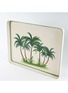 Detail View - Click To Enlarge - LES OTTOMANS - Palms Hand Painted Iron Tray
