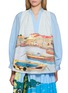 MII Harbour Landscape Kantha Embroidered Panel Shirt