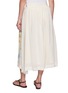 Back View - Click To Enlarge - MII - Harbour Landscape Printed Silk Skirt