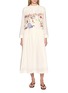 MII Beach Scene Hand Embroidered Shirt Dress
