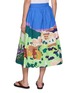 Back View - Click To Enlarge - MII - Harbour Landscape Printed Silk Shirt