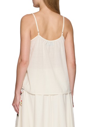 Back View - Click To Enlarge - MII - Beach Scene Hand Embroidered Camisole Top