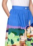  - MII - Garden Landscape Printed Hand Embroidered Skirt
