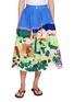 MII Garden Landscape Printed Hand Embroidered Skirt