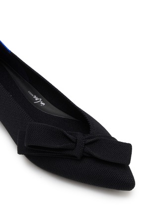 Detail View - Click To Enlarge - ROTHY'S - The Bow Point II Knit Ballet Flats