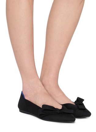 Figure View - Click To Enlarge - ROTHY'S - The Bow Point II Knit Ballet Flats