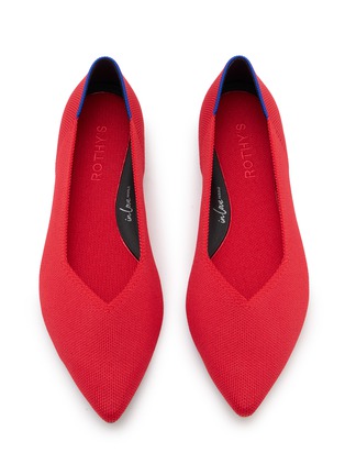 Detail View - Click To Enlarge - ROTHY'S - The Point Knit Ballet Flats