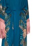  - DISTRICT BY MARGHERITA MAZZEI - Palm Tree Print Fringed Sleeve Kimono