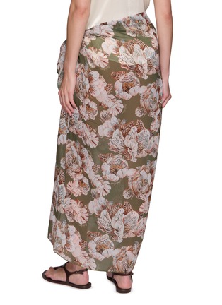 Back View - Click To Enlarge - DISTRICT BY MARGHERITA MAZZEI - Floral Print Pareo