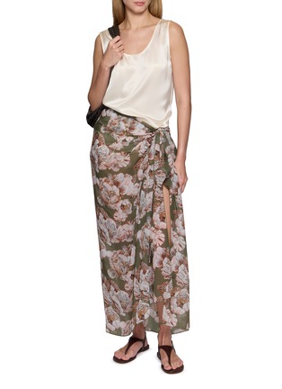 Figure View - Click To Enlarge - DISTRICT BY MARGHERITA MAZZEI - Floral Print Pareo