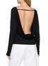 Back View - Click To Enlarge - DETERM - Collagen Draped Open Back Top