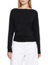 DETERM Collagen Draped Open Back Top