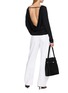 Figure View - Click To Enlarge - DETERM - Collagen Draped Open Back Top